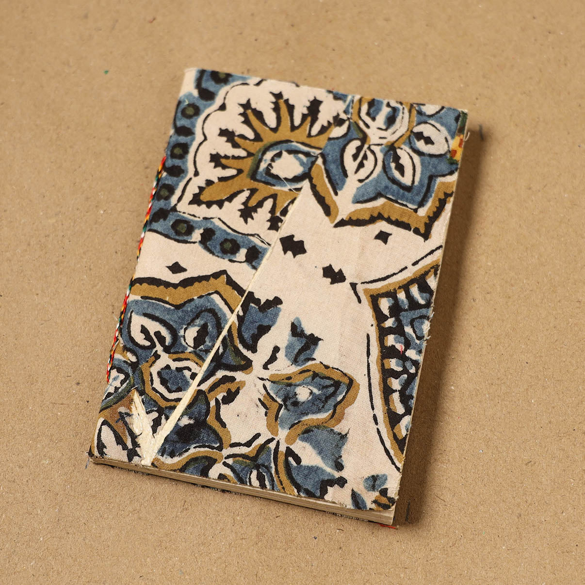 Patchwork fabric cover handmade paper notebook 113