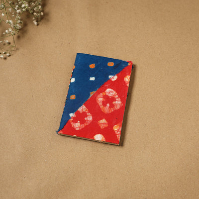 Patchwork fabric cover handmade paper notebook 114
