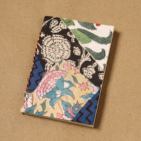 Patchwork fabric cover handmade paper notebook 115