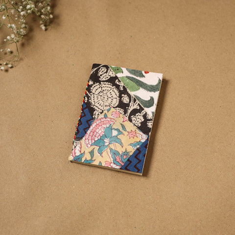 Patchwork fabric cover handmade paper notebook 115