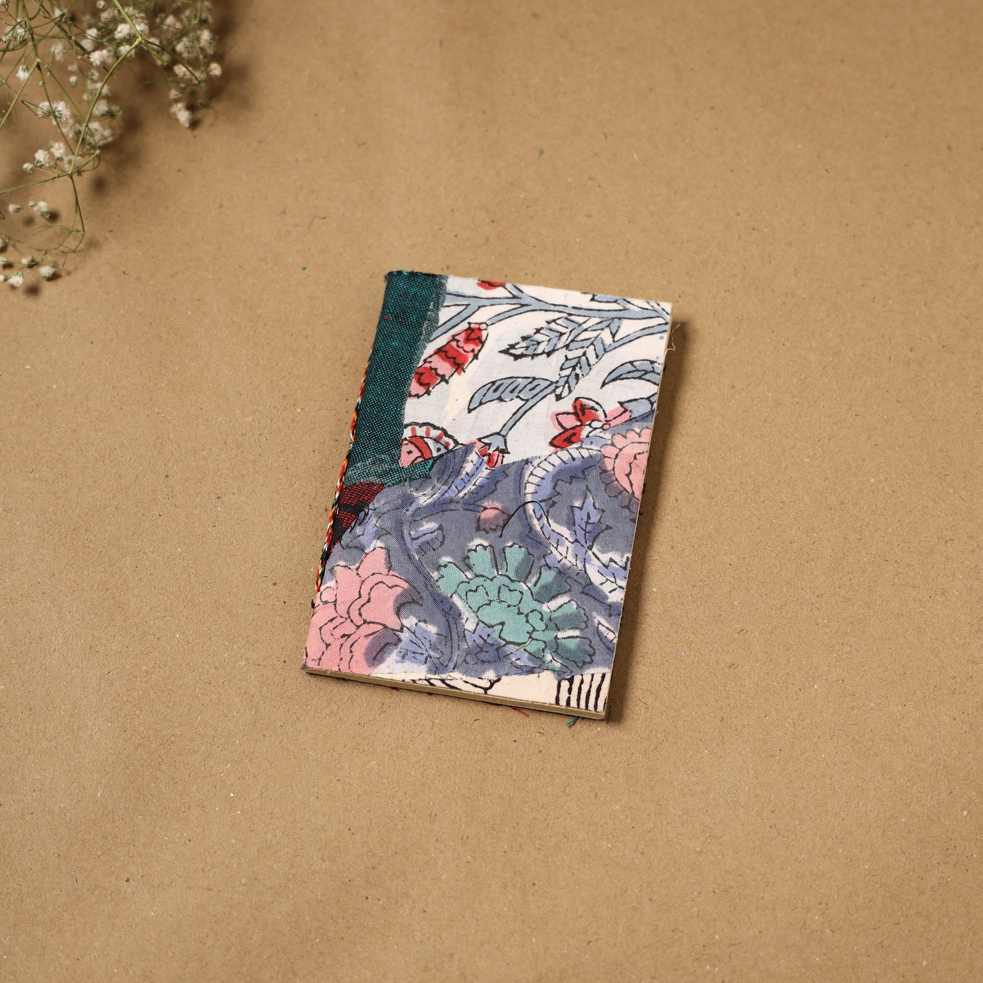 Patchwork Fabric Cover Handmade Paper Notebook