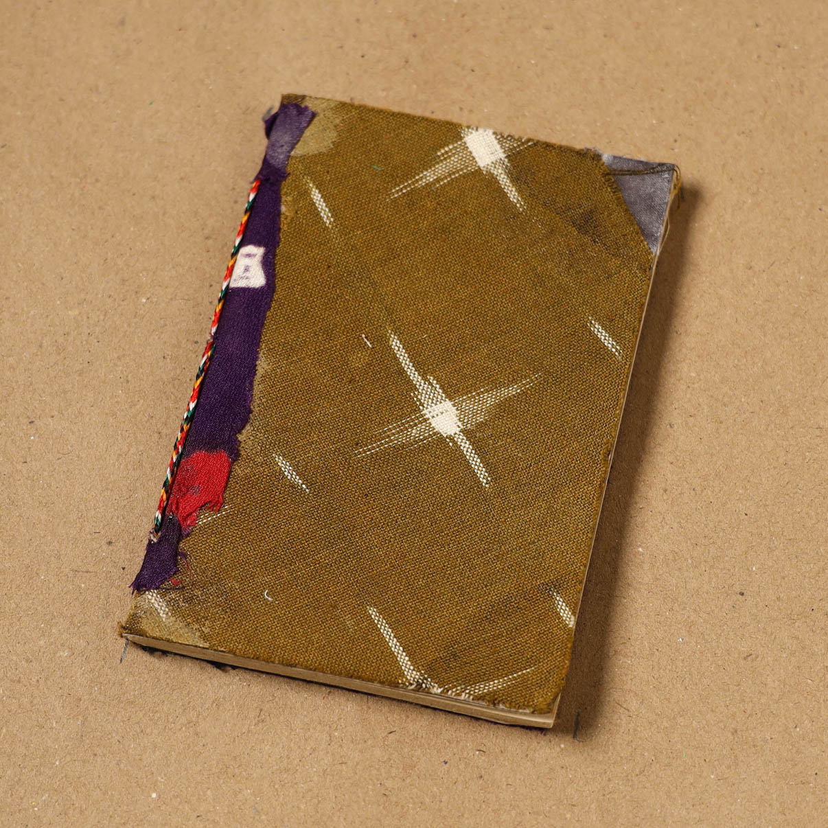 Patchwork fabric cover handmade paper notebook 119