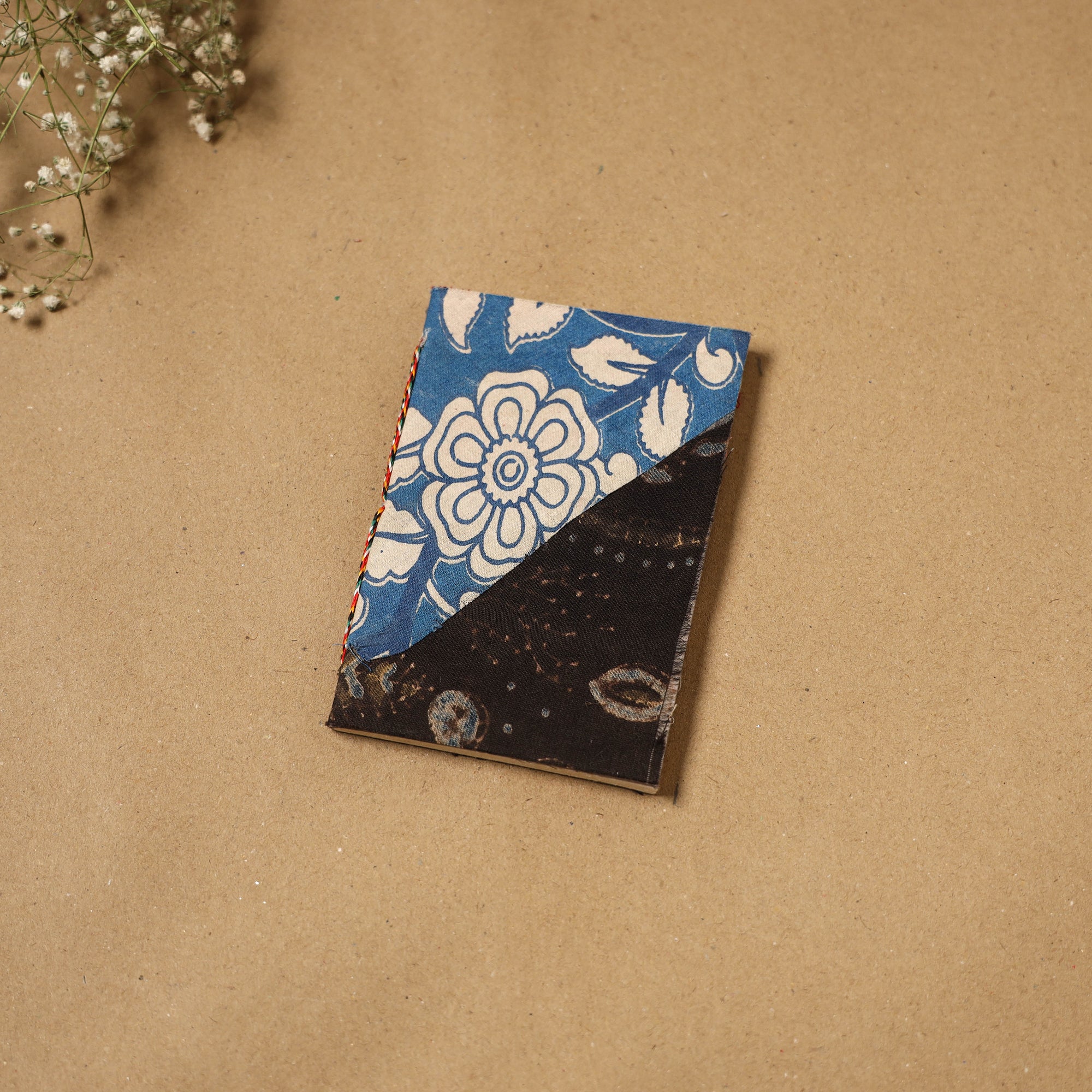 Patchwork fabric cover handmade paper notebook 120