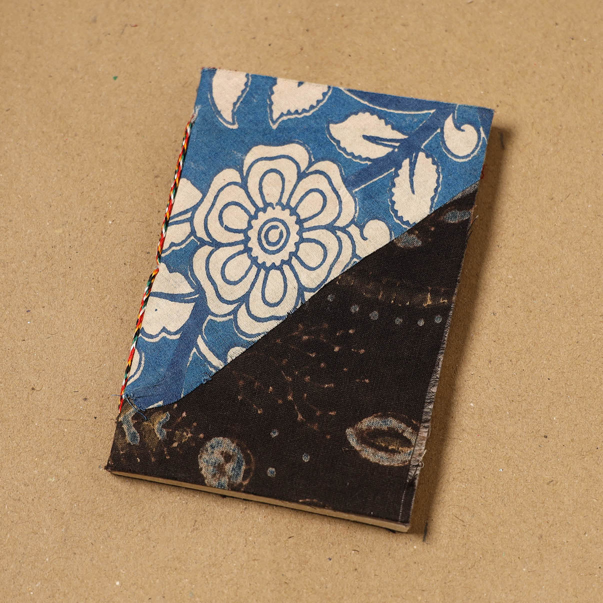 Patchwork fabric cover handmade paper notebook 120