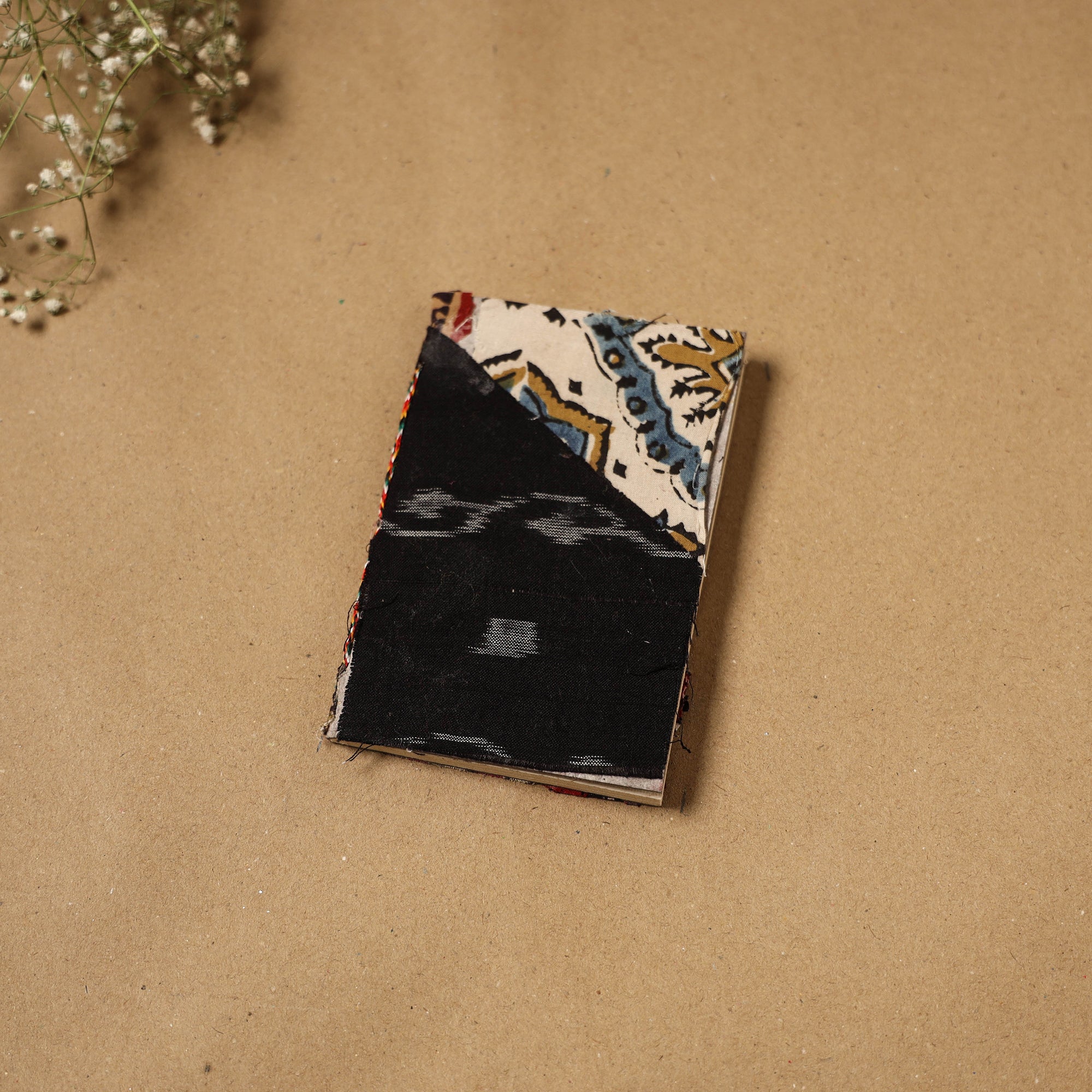 Patchwork fabric cover handmade paper notebook 121