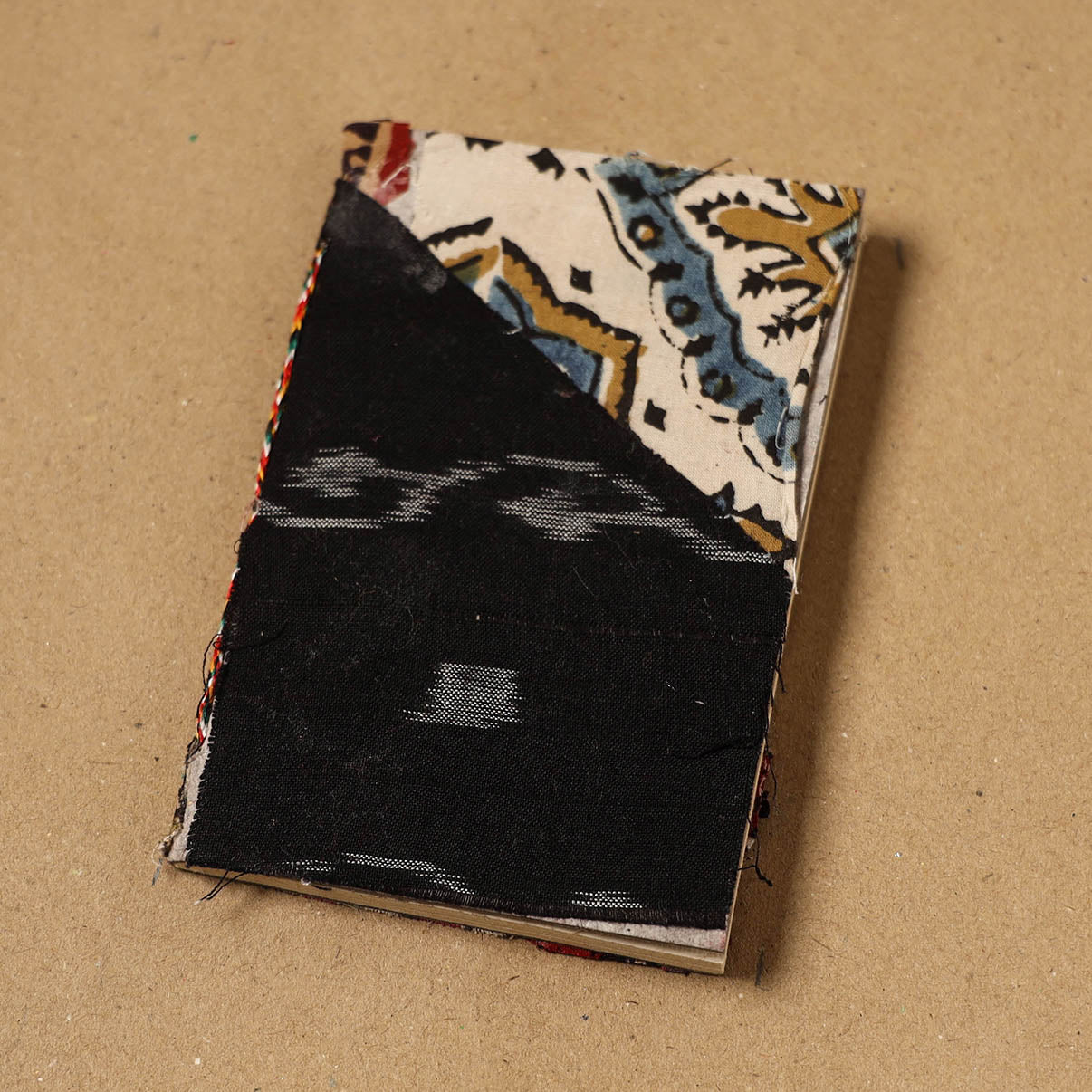 Patchwork fabric cover handmade paper notebook 121