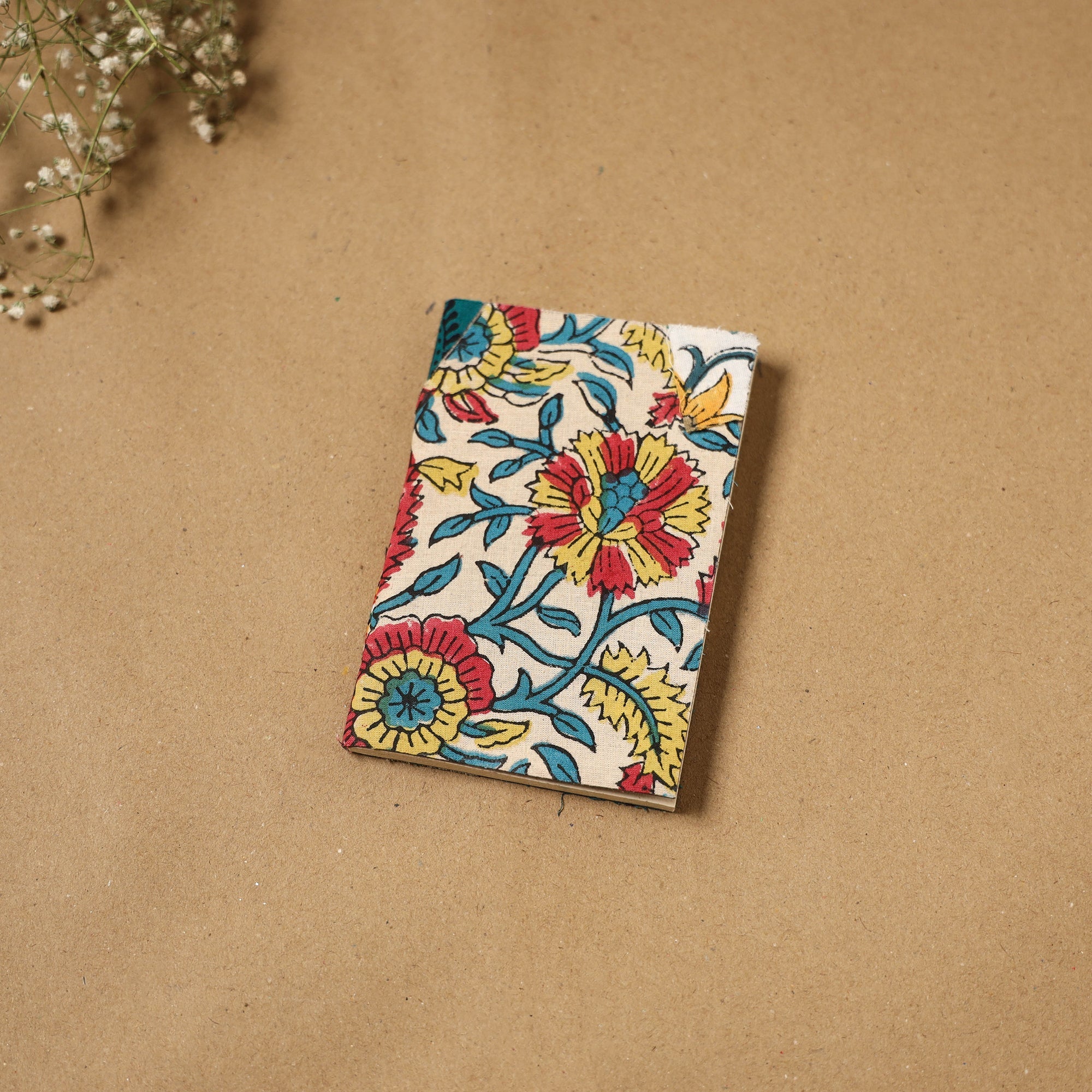 Patchwork fabric cover handmade paper notebook 124