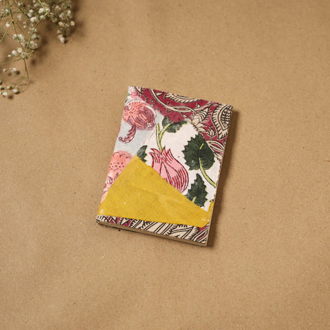 Patchwork fabric cover handmade paper notebook 130