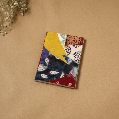 Patchwork fabric cover handmade paper notebook 134