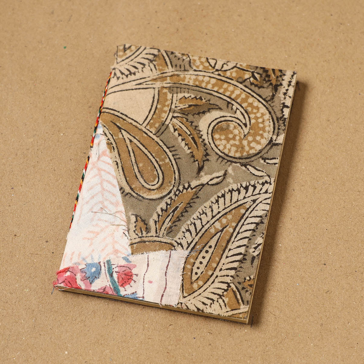 Patchwork fabric cover handmade paper notebook 137