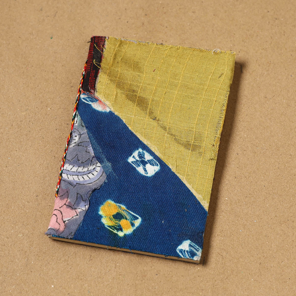 Patchwork fabric cover handmade paper notebook 140