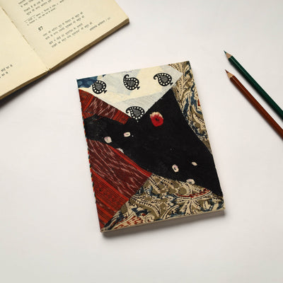 Buy Patchwork Fabric Cover Handmade Paper Notebook