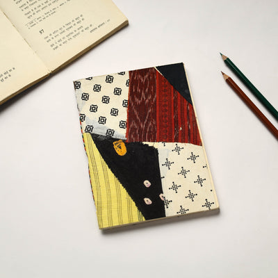 Buy Patchwork Fabric Cover Handmade Paper Notebook