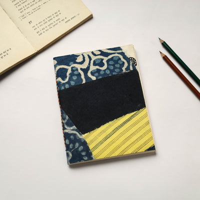 Buy Patchwork Fabric Cover Handmade Paper Notebook