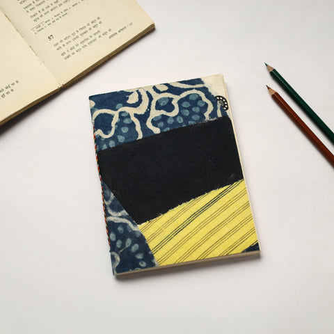 Buy Patchwork Fabric Cover Handmade Paper Notebook