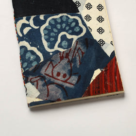 Multicolor Patchwork Fabric Cover Handmade Paper Notebook