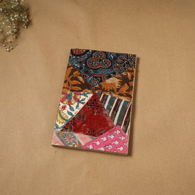 Patchwork fabric cover handmade paper notebook 73