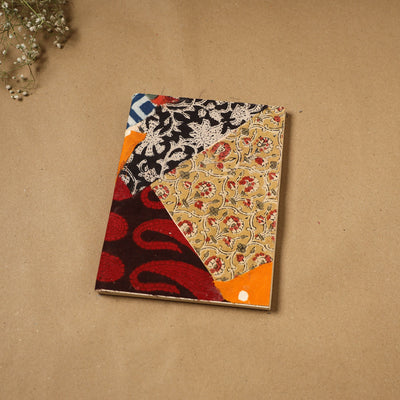 Patchwork fabric cover handmade paper notebook 77
