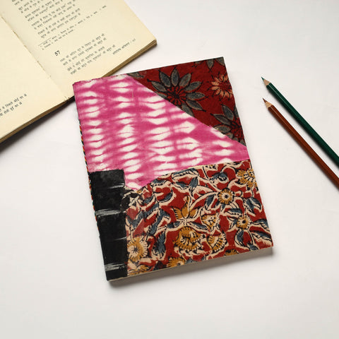 Buy Patchwork Fabric Cover Handmade Paper Notebook