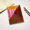 Multicolor  Patchwork Fabric Cover Handmade Paper Notebook