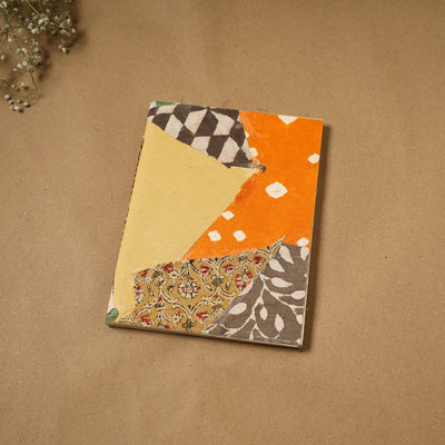 Patchwork fabric cover handmade paper notebook 80