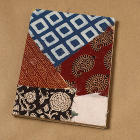 Patchwork fabric cover handmade paper notebook 84