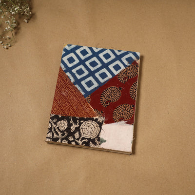 Patchwork fabric cover handmade paper notebook 84