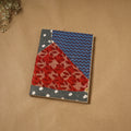 Patchwork fabric cover handmade paper notebook 86