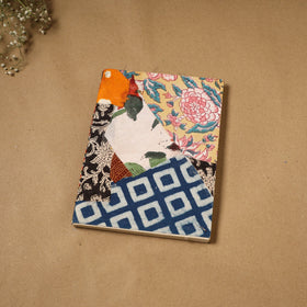 Patchwork fabric cover handmade paper notebook 87