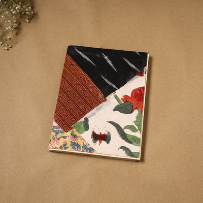 Patchwork fabric cover handmade paper notebook 88