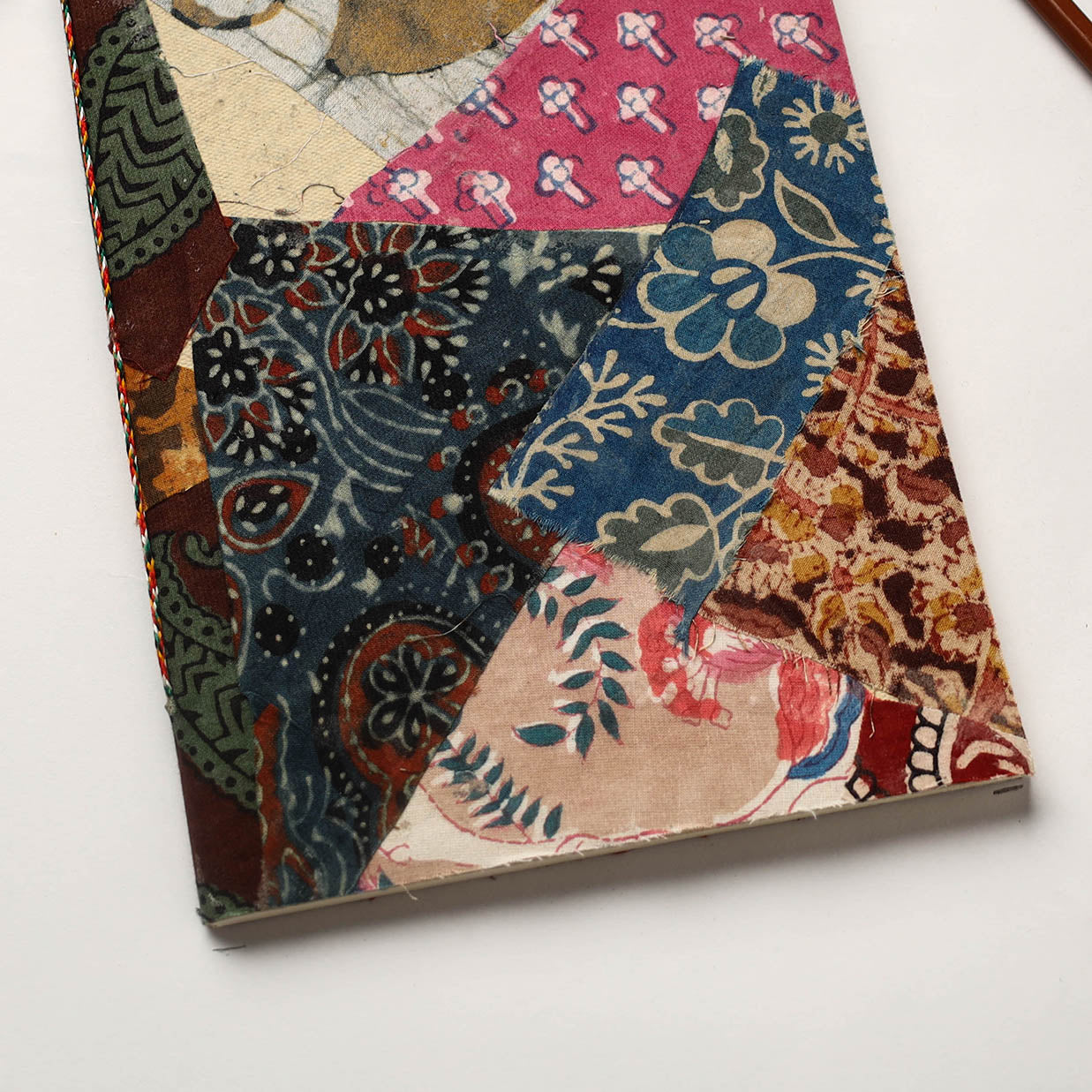 Buy Patchwork Fabric Cover Handmade Paper Notebook