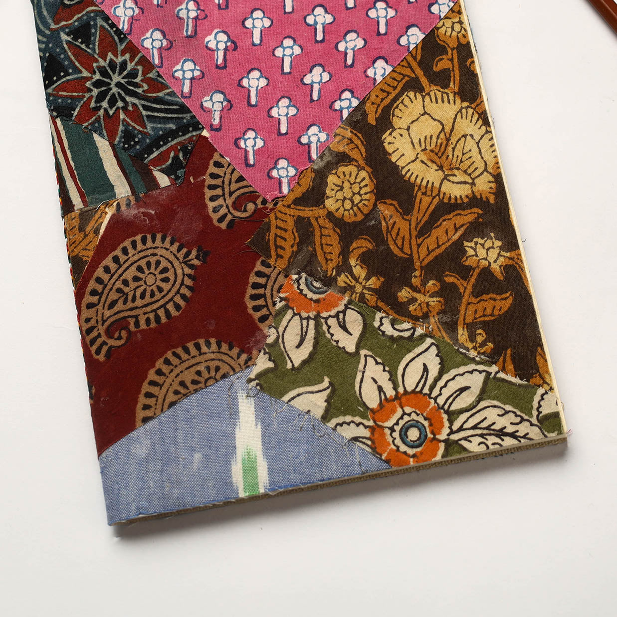 Buy Patchwork Fabric Cover Handmade Paper Notebook