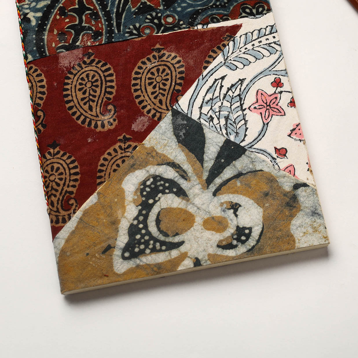 Buy Patchwork Fabric Cover Handmade Paper Notebook