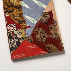 Multicolor Patchwork Fabric Cover Handmade Paper Notebook