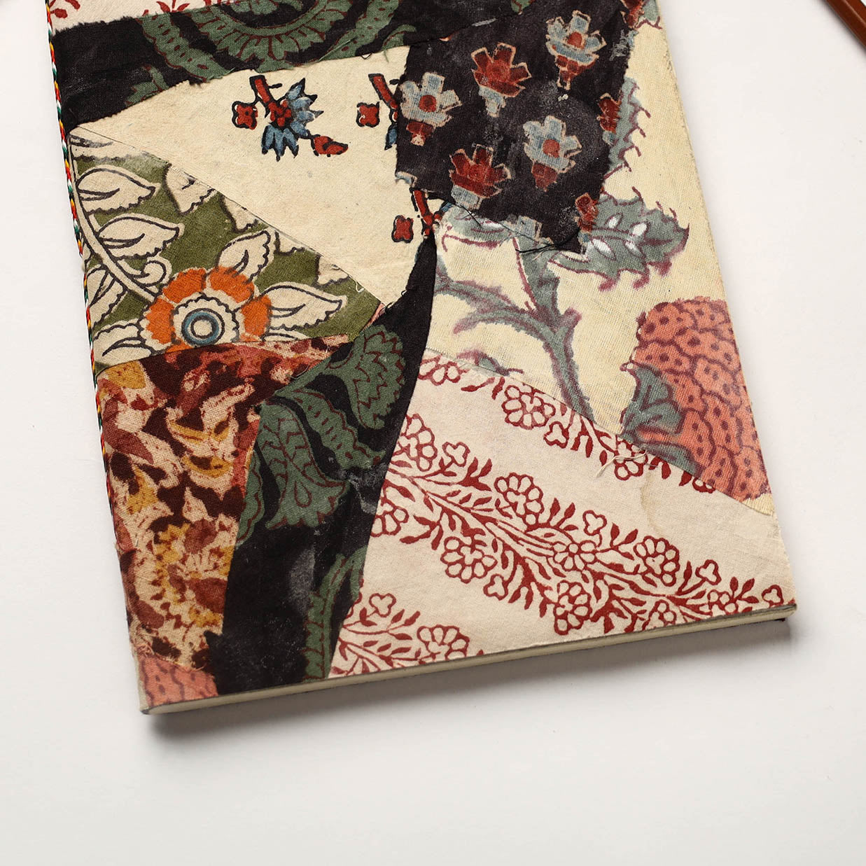 Buy Patchwork Fabric Cover Handmade Paper Notebook