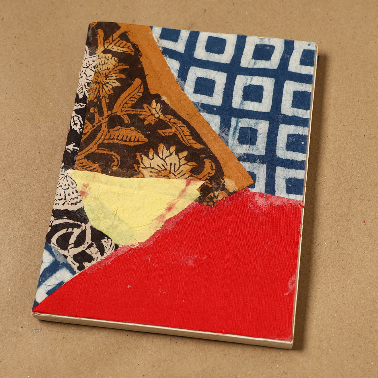 Patchwork fabric cover handmade paper notebook 90