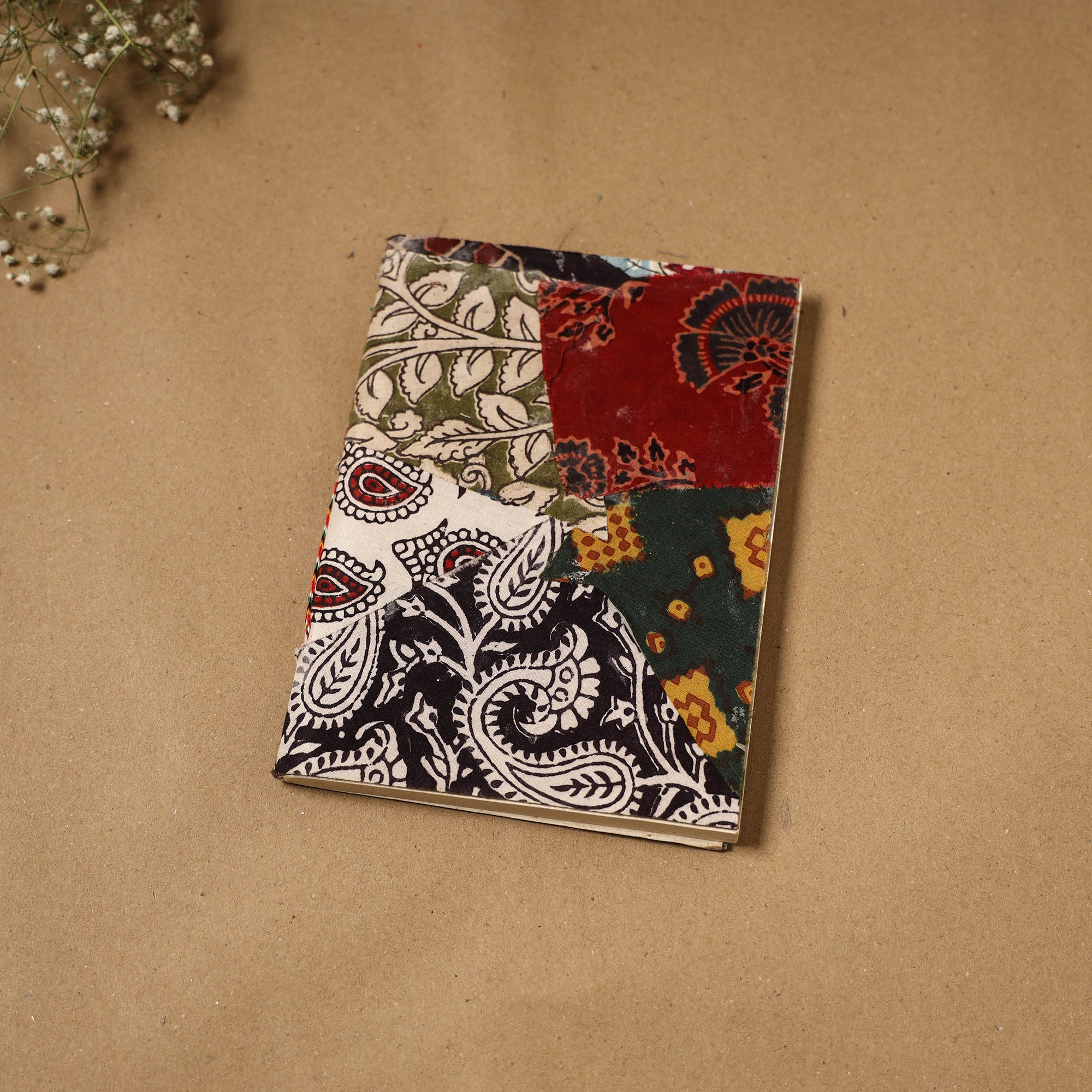 Patchwork Notebook Patchwork Fabric Cover Handmade Paper Notebook