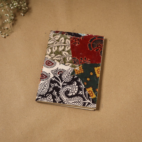 Patchwork fabric cover handmade paper notebook 91