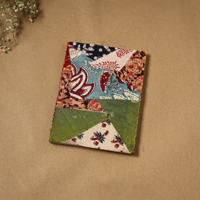 Patchwork fabric cover handmade paper notebook 93