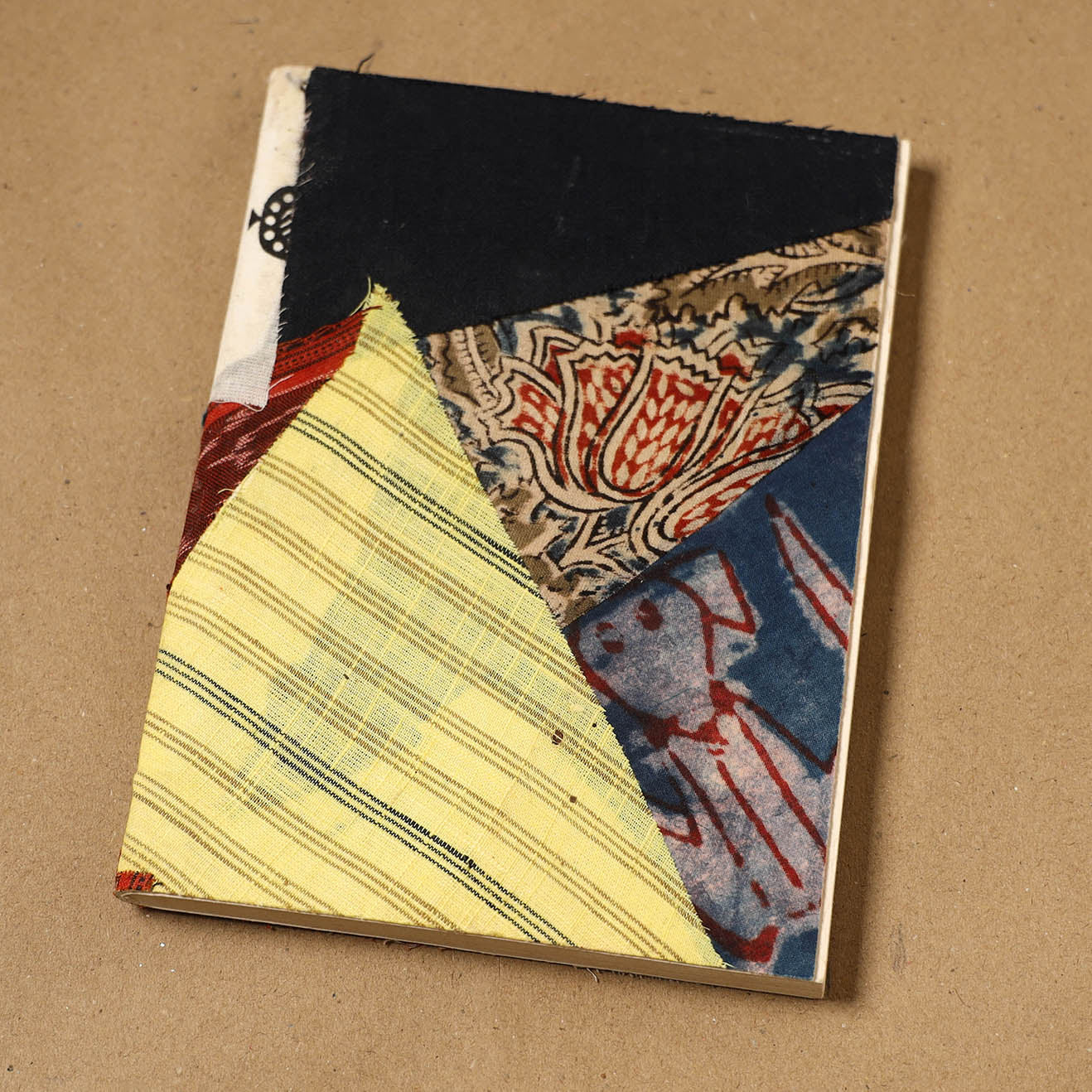 Patchwork fabric cover handmade paper notebook 95