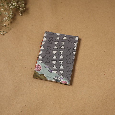 Patchwork fabric cover handmade paper notebook 98