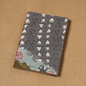 Patchwork fabric cover handmade paper notebook 98