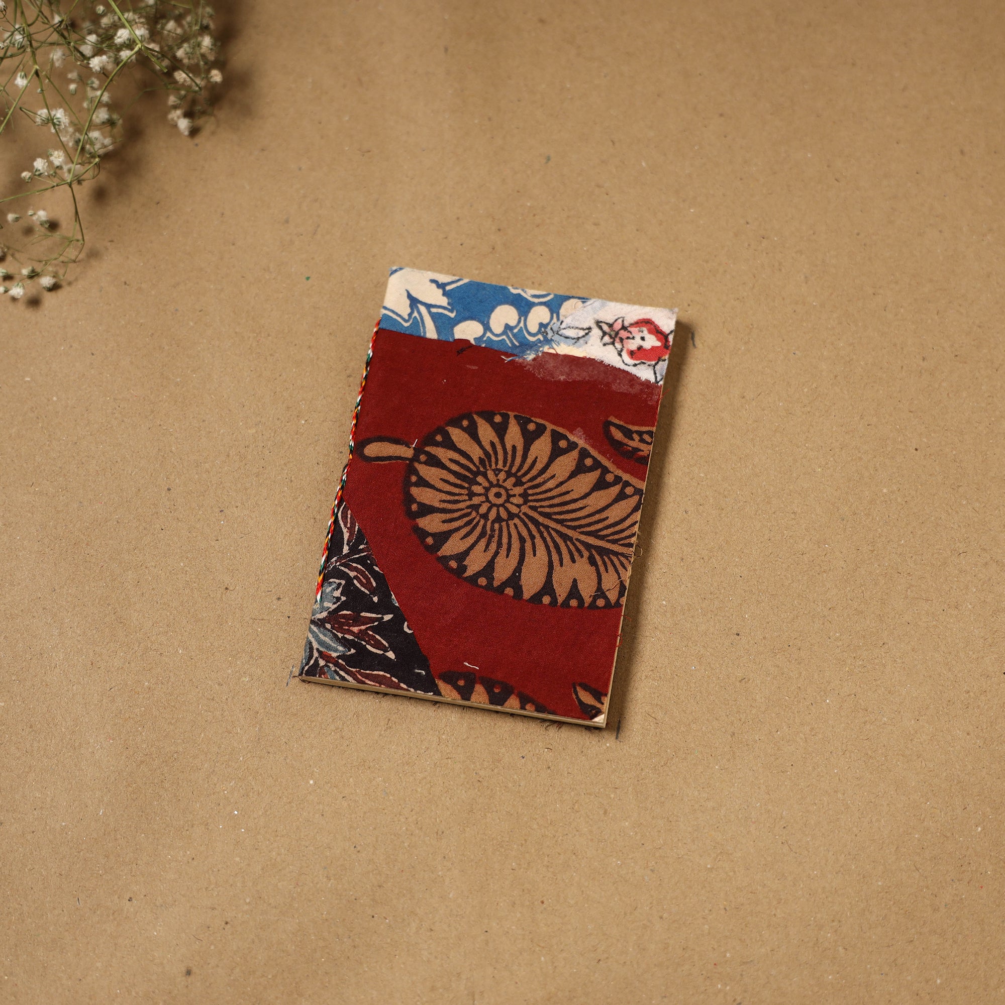 Patchwork fabric cover handmade paper notebook 99