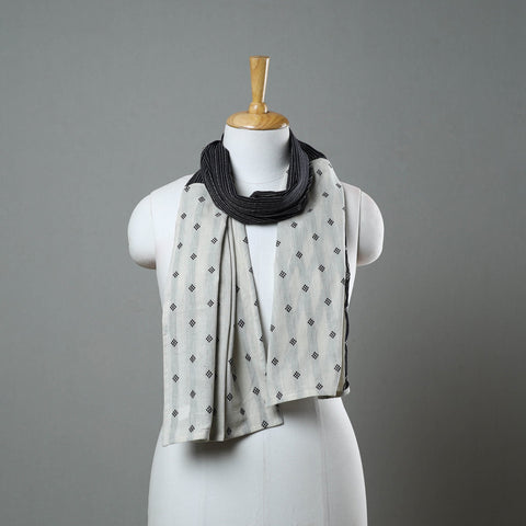 Multicolor - patchwork jacquard cotton stole 16