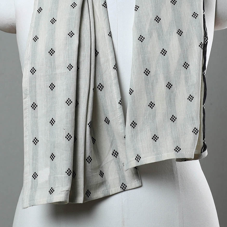 Multicolor - patchwork jacquard cotton stole 16