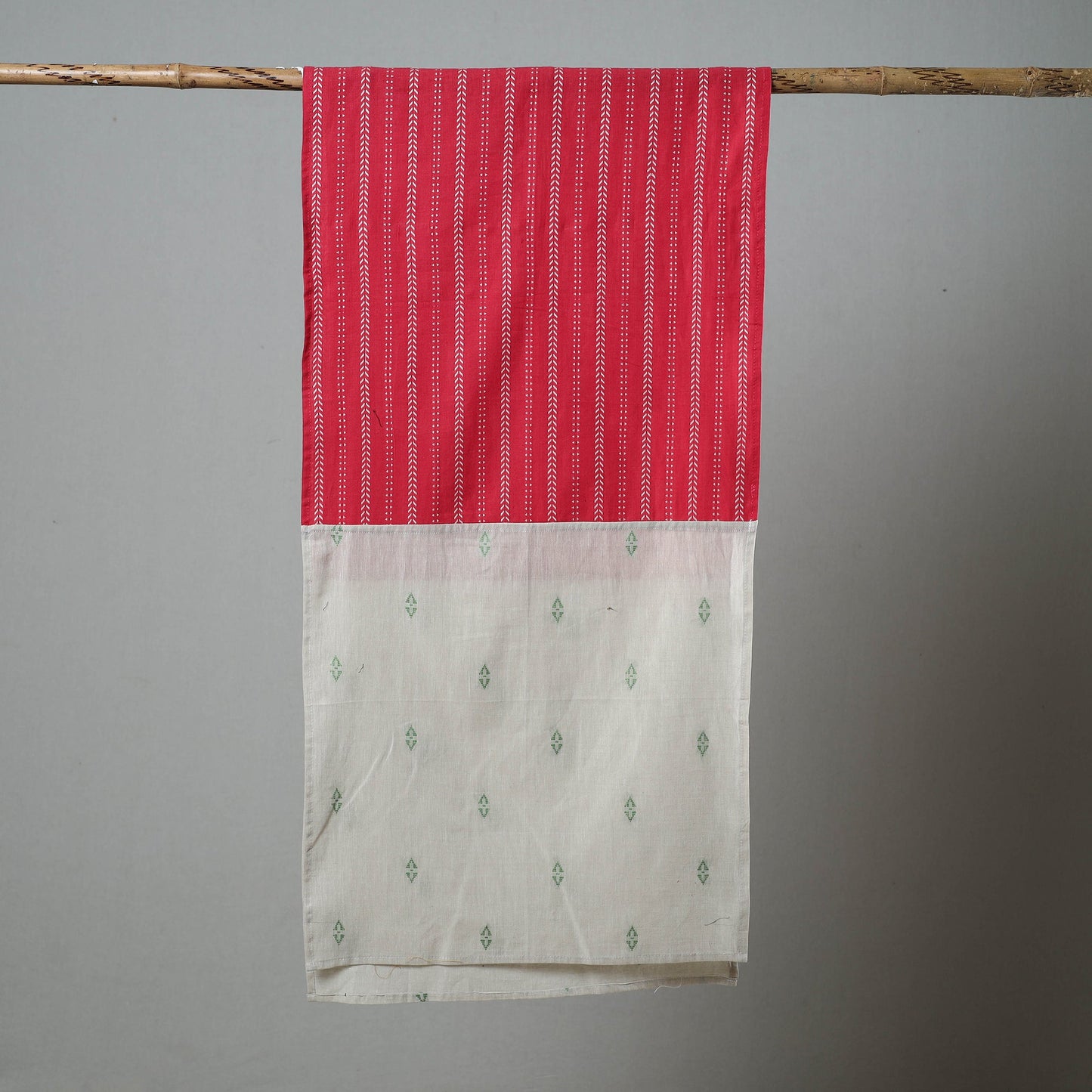 Multicolor - patchwork jacquard cotton stole 17