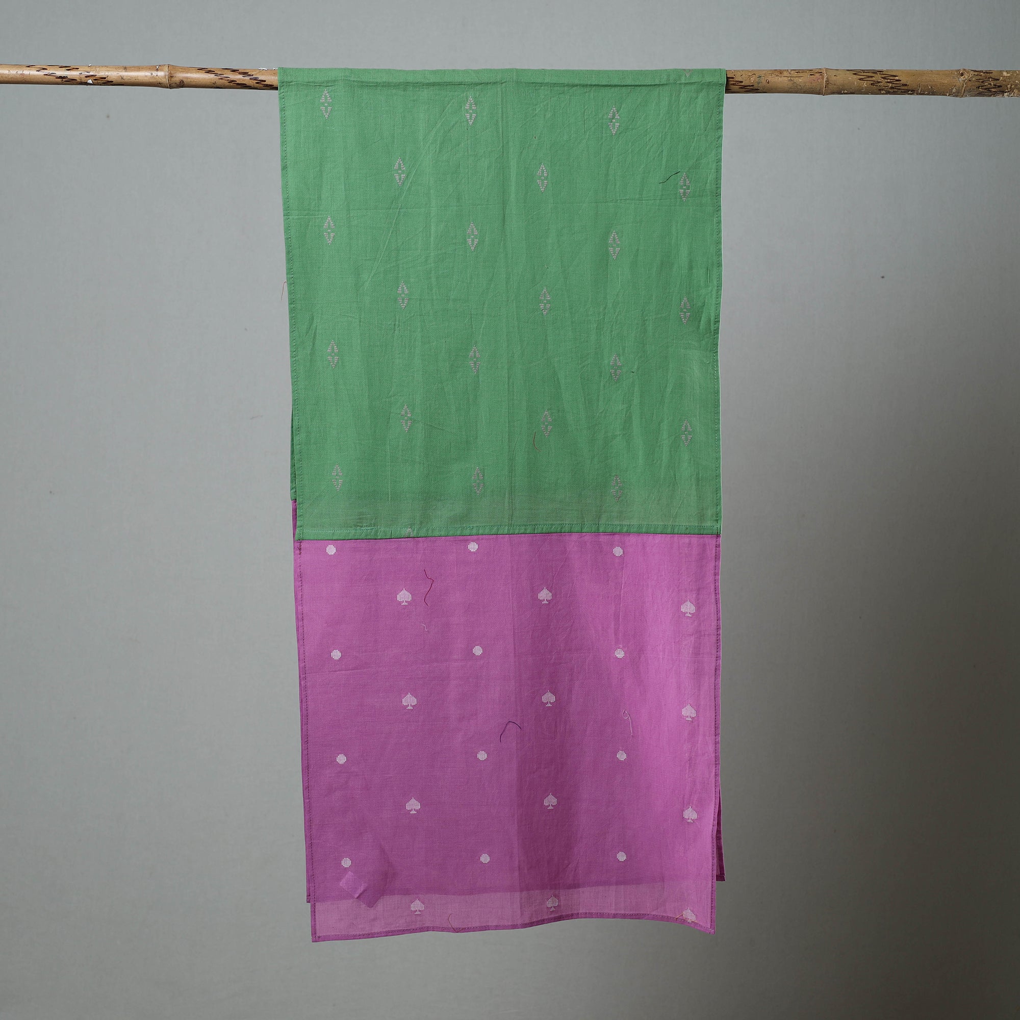  Patchwork Jacquard Cotton Stole 