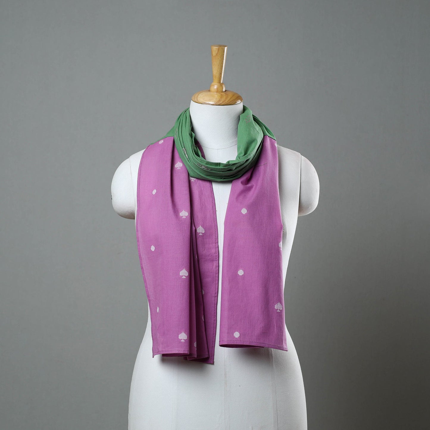  Patchwork Jacquard Cotton Stole 