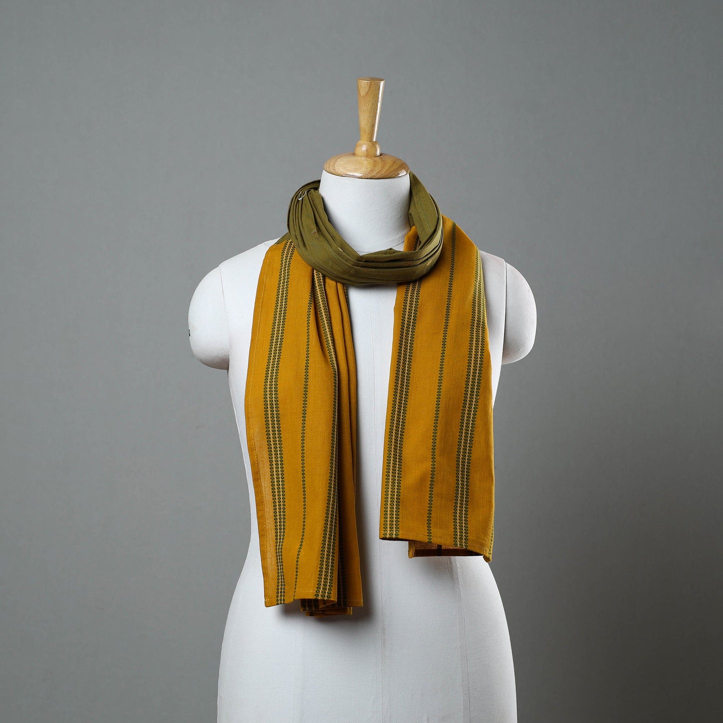 Multicolor - patchwork jacquard cotton stole 41