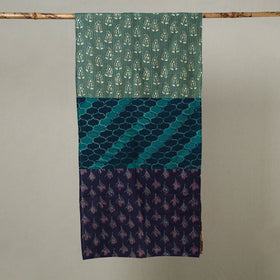  Patchwork Block Printed Cotton Stole 02 